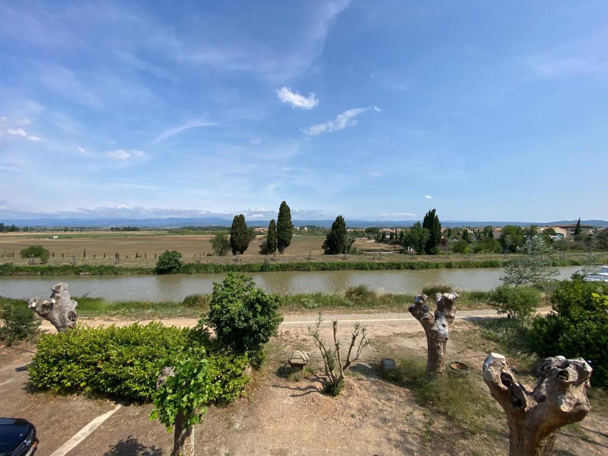 Maison, Canal Du Midi Piscine Homps  Bagian luar foto