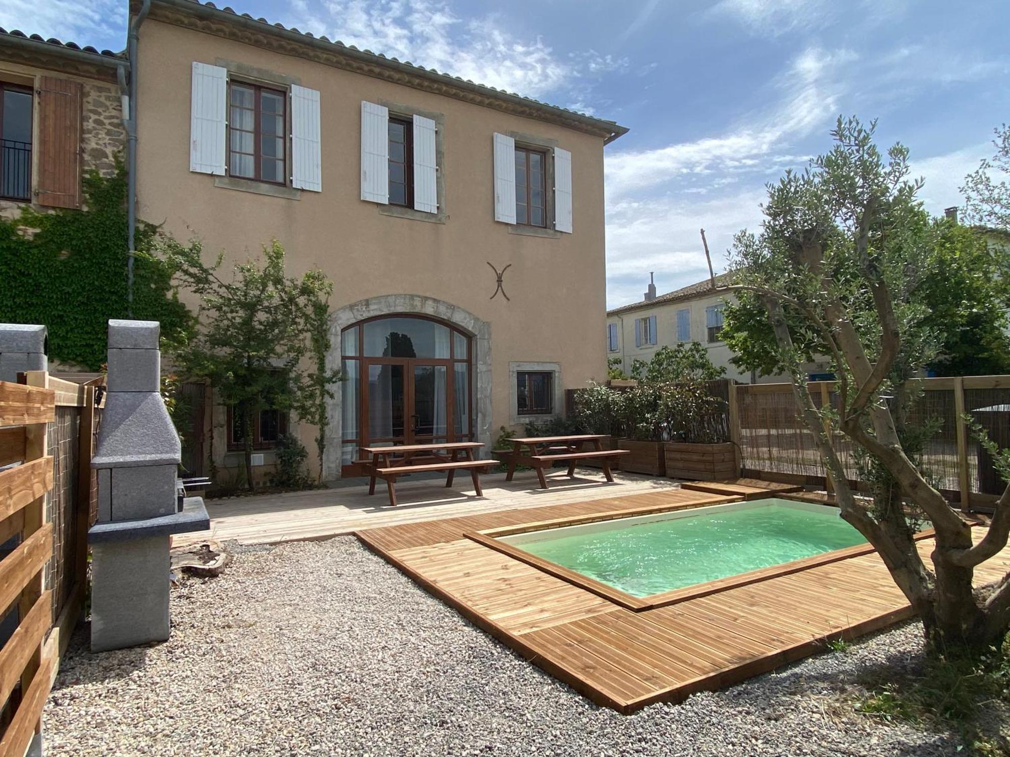 Maison, Canal Du Midi Piscine Homps  Bagian luar foto